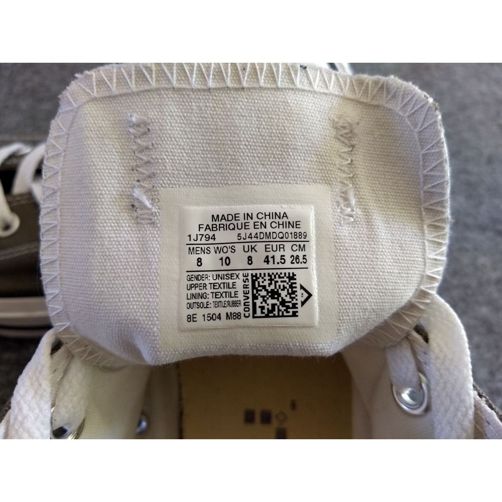 Converse Chuck Taylor All Star Sneakers Low Top Drk Gray Lace Up Unisex M-8/W-10 - Picture 5 of 16